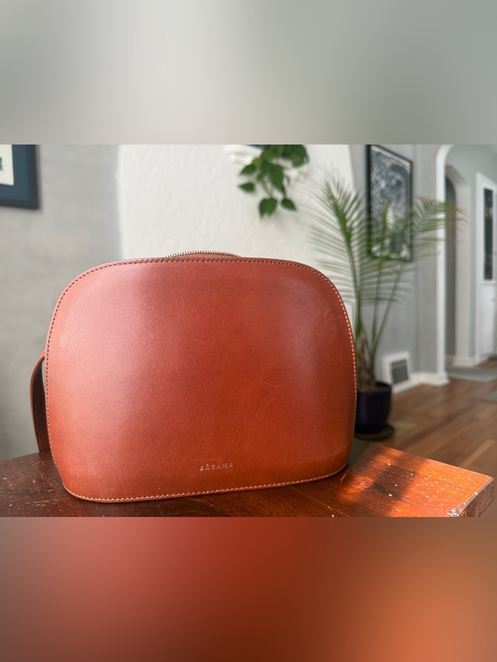 Sézane Victor Bag in Heritage Leather - Picture 3 of 8